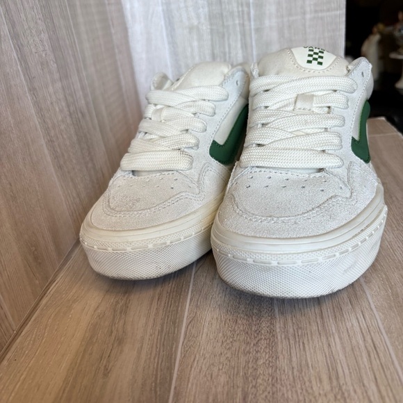 Vans Chunky Classic White and Green Caldrone Shoes Women 7 - Picture 13 of 16